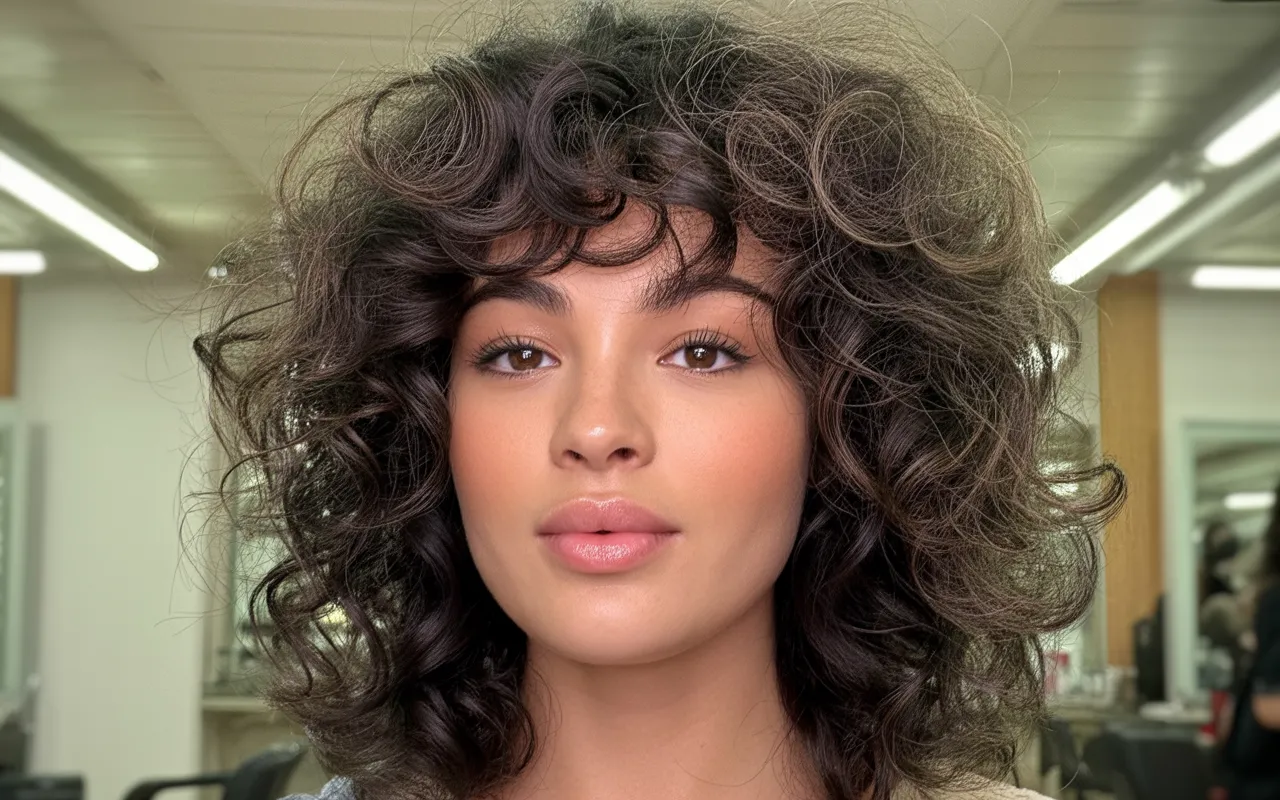 Photoshoot blowout hairstyle