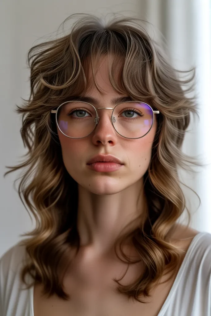 Piecey Long Bangs