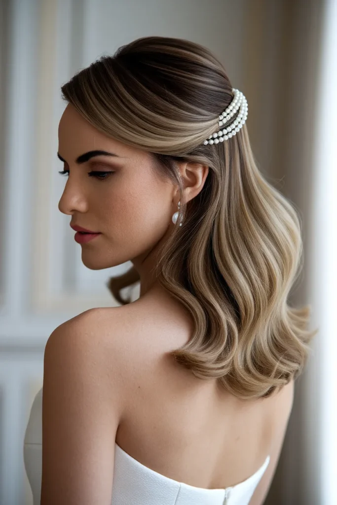 Polished Half Up Style