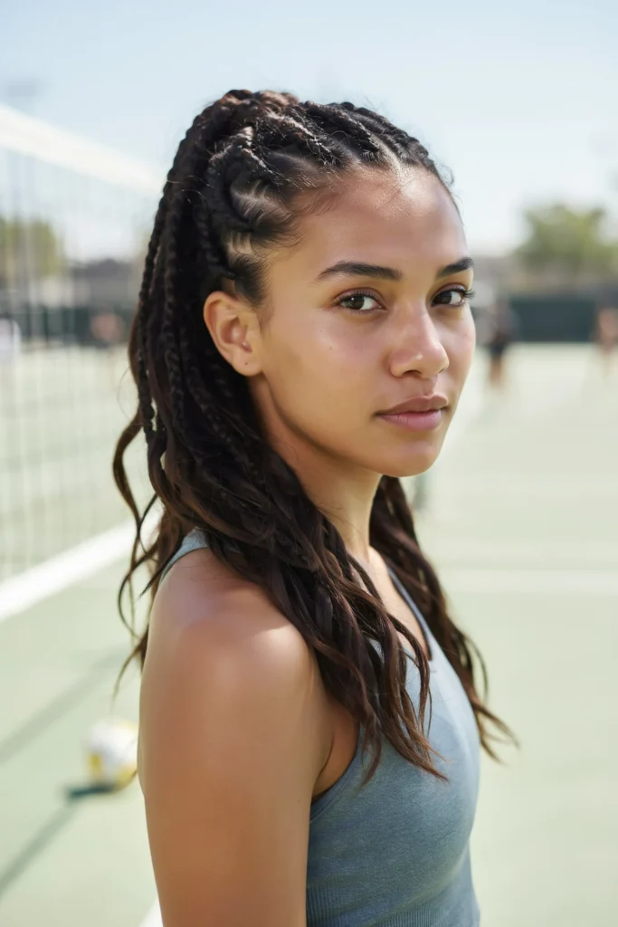 Scalp Braid Ponytail