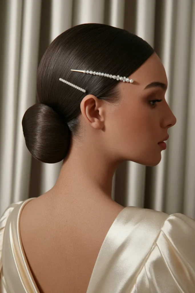 Sculpted Low Bun