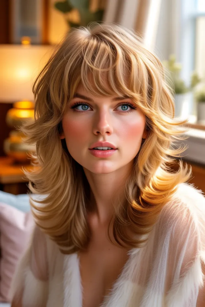 Shaggy Cut with Bangs