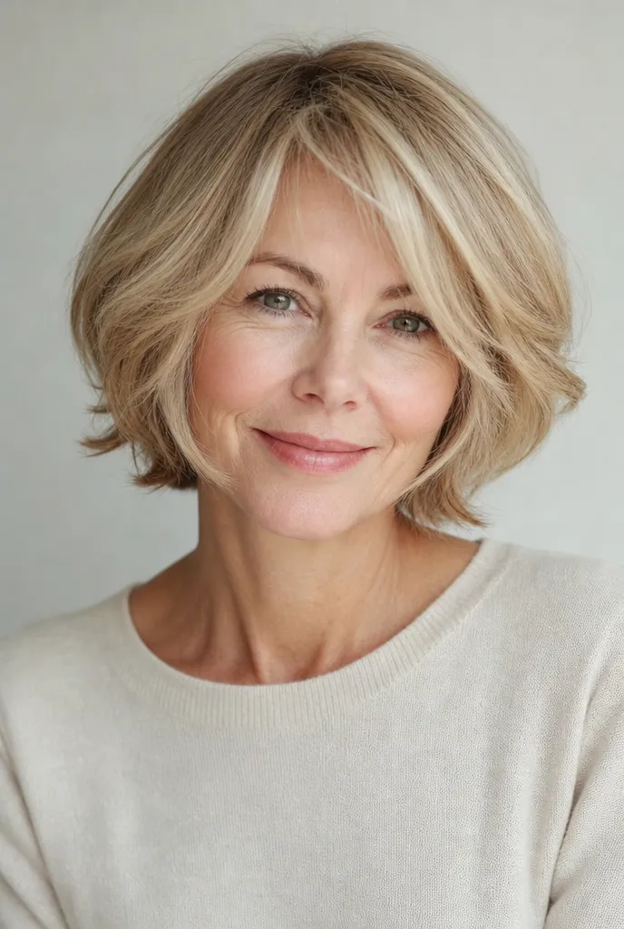 Short Feathered Bob