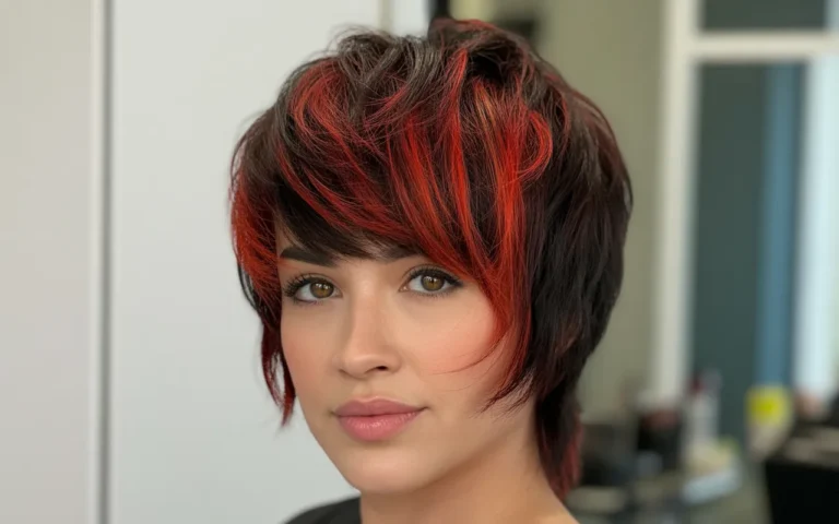 Short wolf cut
