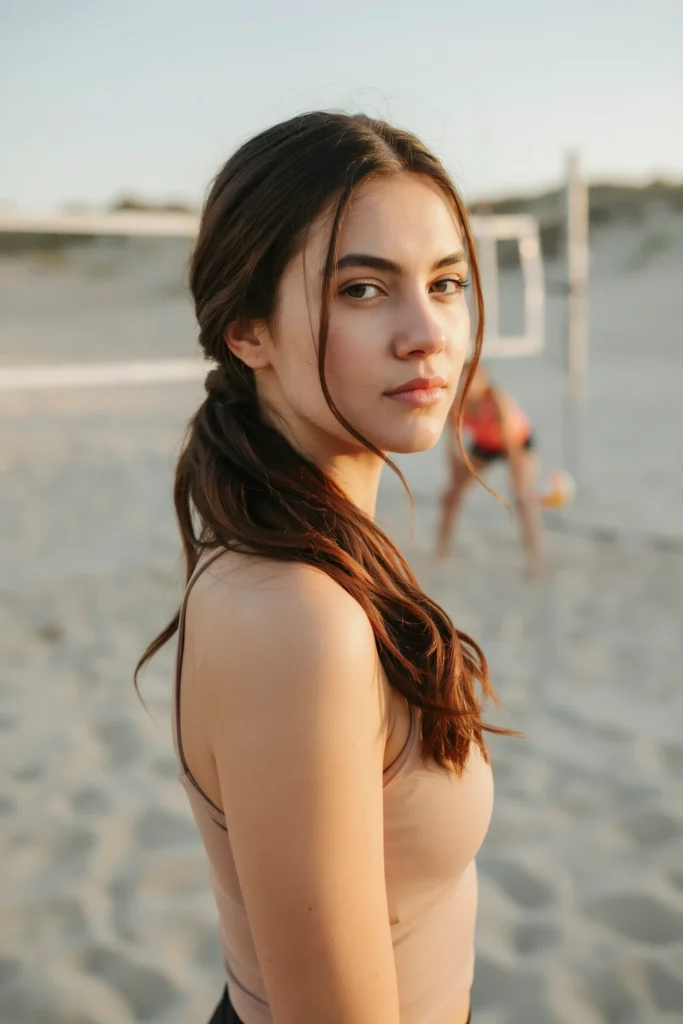 Side Braid Into Ponytail