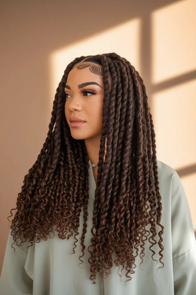 Side-Swept Passion Twists