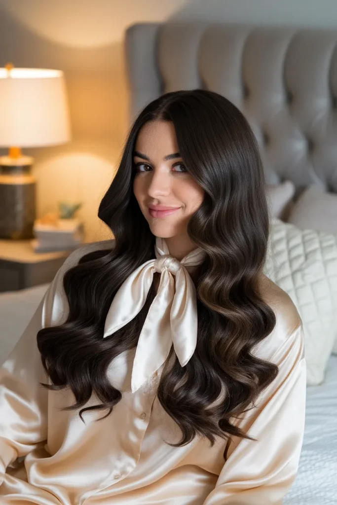 Silk Scarf Curls Technique