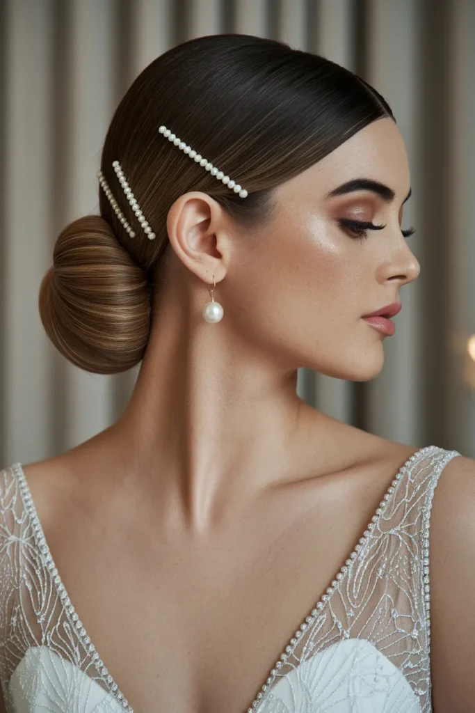 Sleek Low Chignon