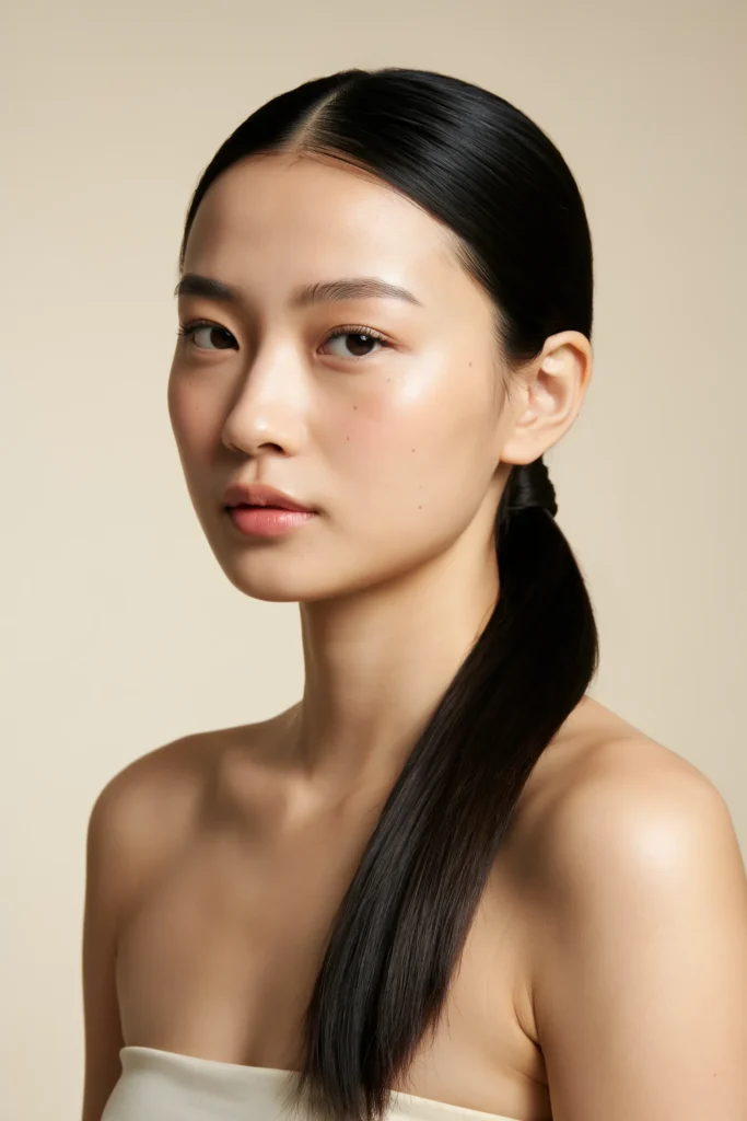 Sleek Low Ponytail