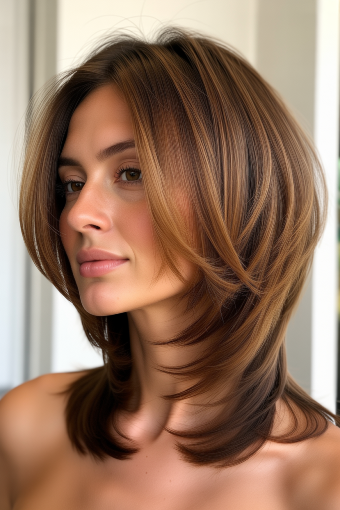 Soft Layered Long Pixie