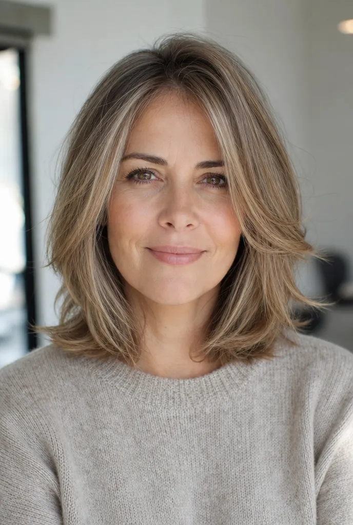 Soft Layered Shoulder-Length Cut