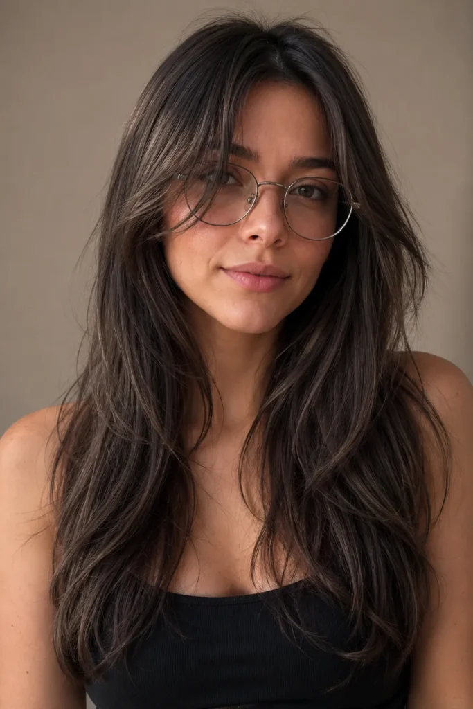 Split Long Bangs
