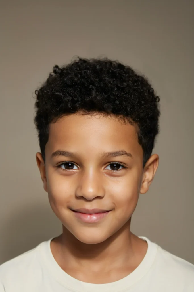 Tapered Afro Cut