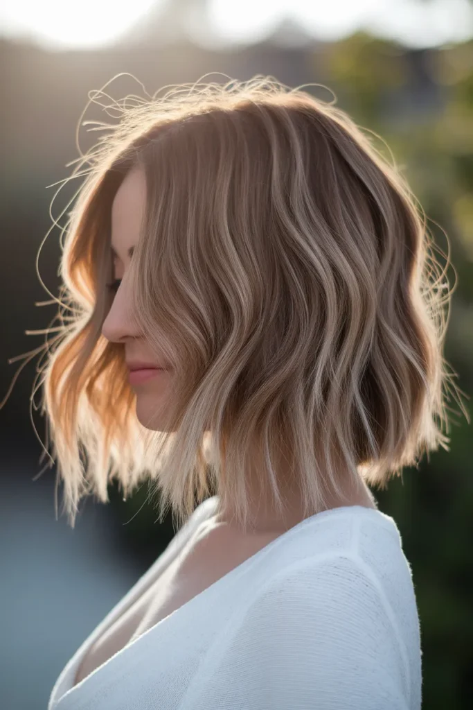 Textured Wavy Lob