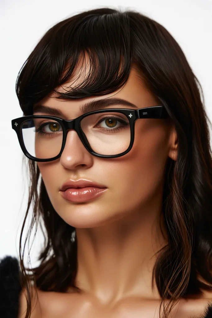 Thick Side Long Bangs