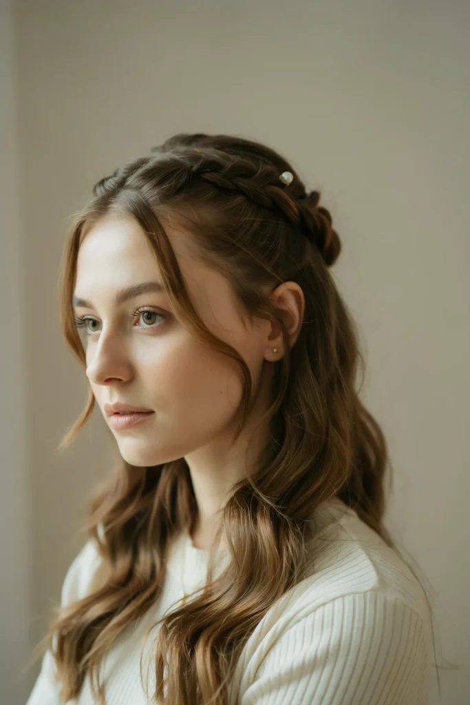 Twist Half Up Half Down