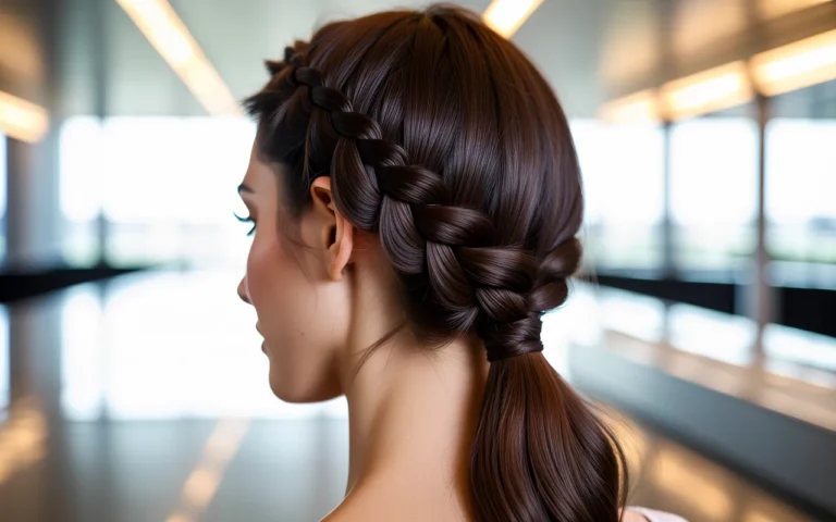 Vacation Hairstyles for Airplane Travel