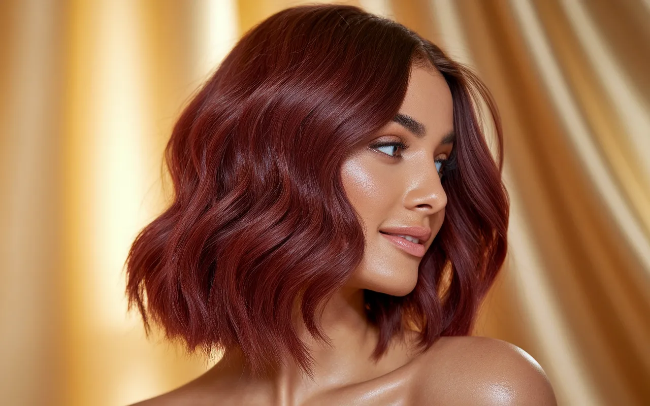 Velvet Burgundy Hair Color ideas