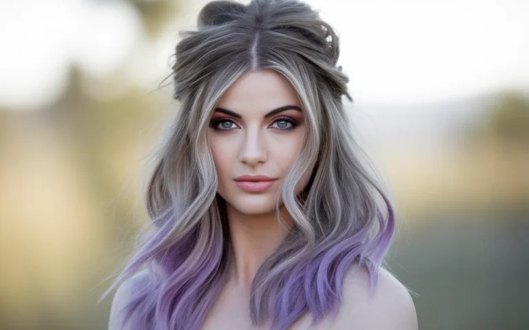Violet Peekaboo Highlights