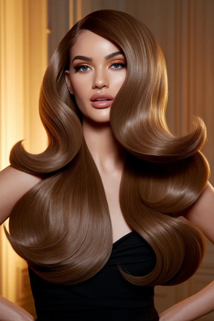 Voluminous Blowout Long Hair