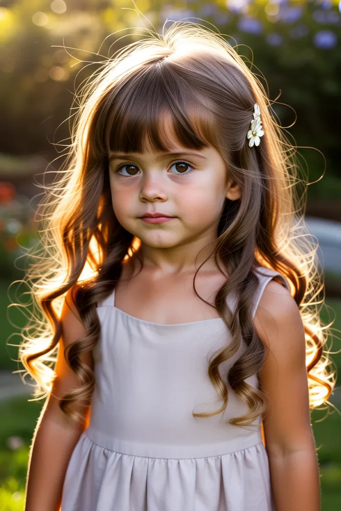 Wavy Long Haircut with Soft Curtain Bangs