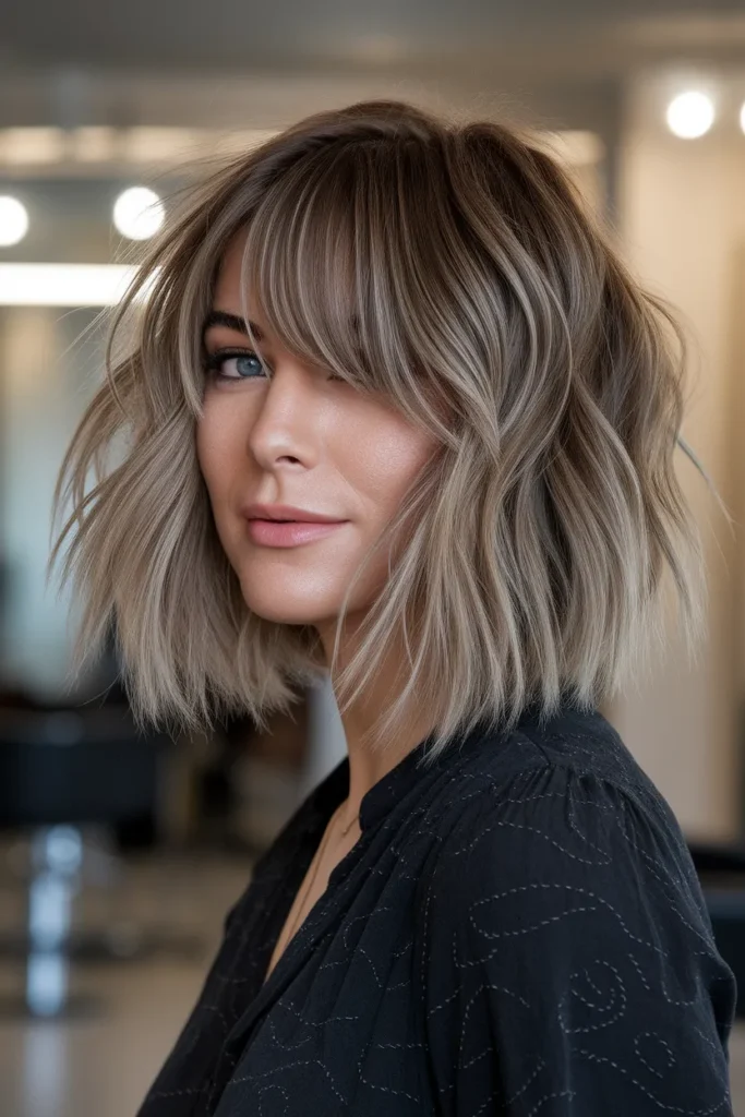  Wavy Shag with Face-Framing Layers