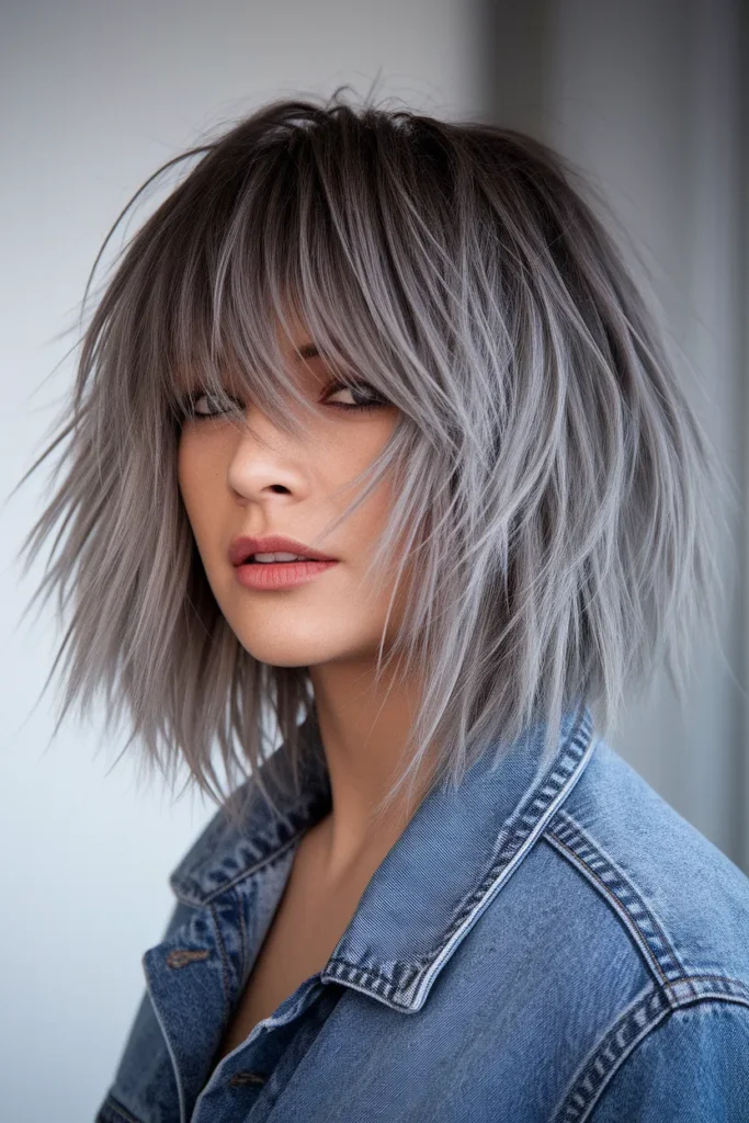 Wolf Cut with Messy Layers